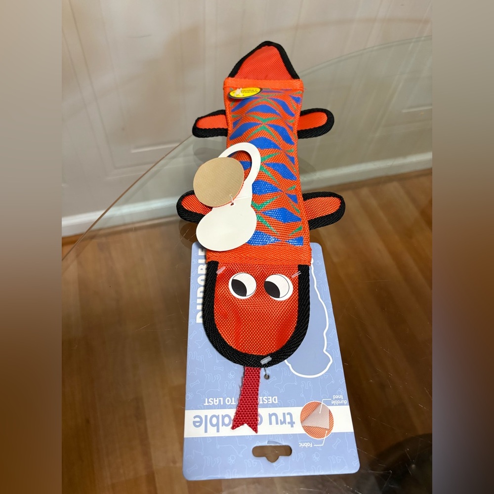 Jmle Durable Snake Dog Toy    With  Squeaker 15” Very Durable